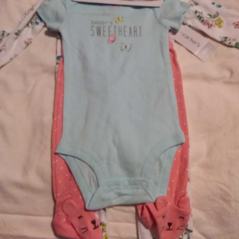 NWT 6M 4 piece outfit set